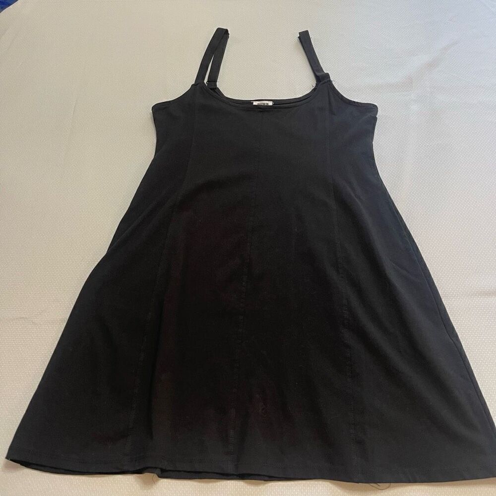 Cotton On Solid Black Tank Dress Size Small